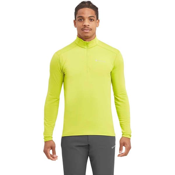 Montane Protium Lite Pull-on Fleecejakke Med Halv Lynlås Gul XS Mand