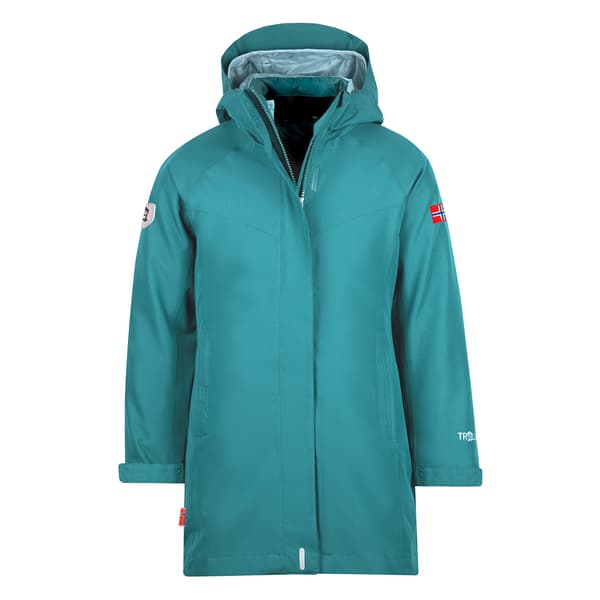 Trollkids Senja Coat Jacka Blå 176 cm Pojke
