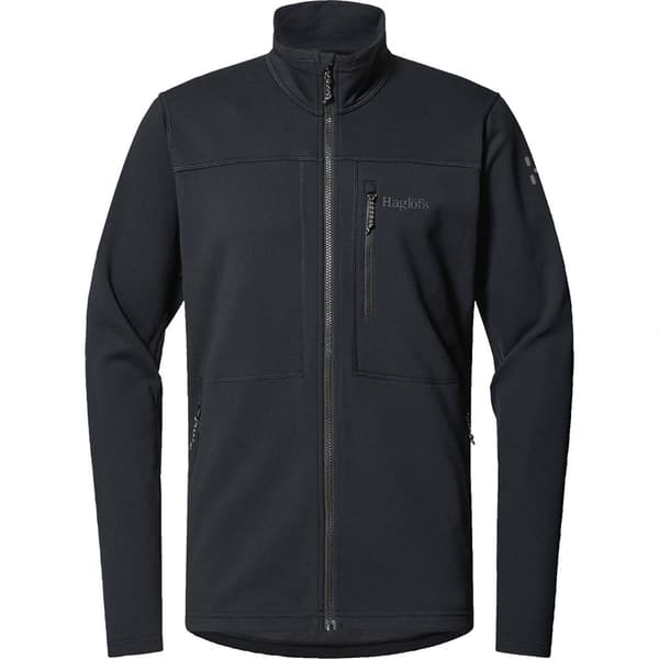 Haglofs Rosson Mid Fleecejacka Med Dragkedja Svart 2XL Man