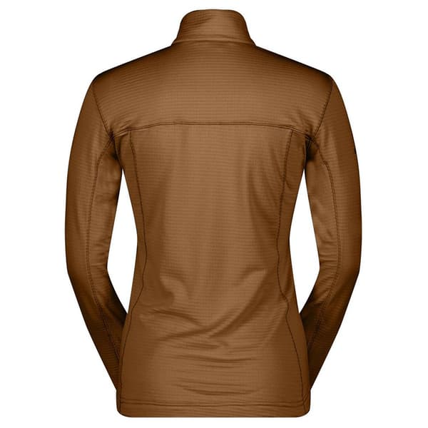 Scott Defined Light Fleece Med Halv Dragkedja Brun S Kvinna