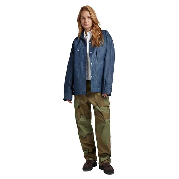 G-star Oversized Workwear övertröja Blå M Kvinna