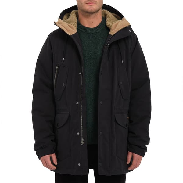 Volcom Starget 5k Parka Sort XS Mand