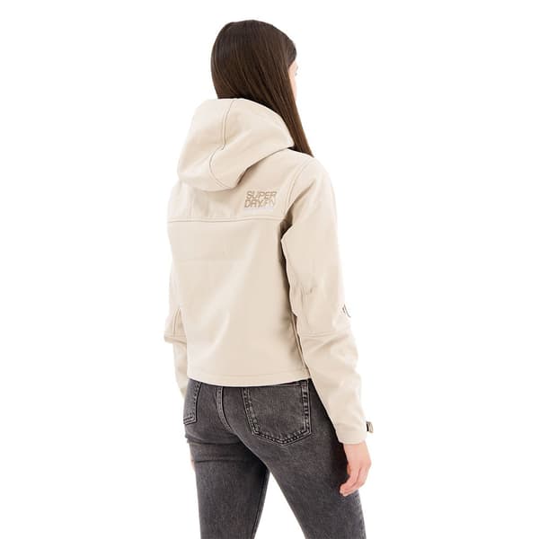 Superdry Soft Shell Trekker Jacka Beige XL Kvinna