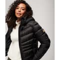 Miniatyrbild 2 av 5: Superdry Fuji Quilt Padded Jacka Svart L Kvinna