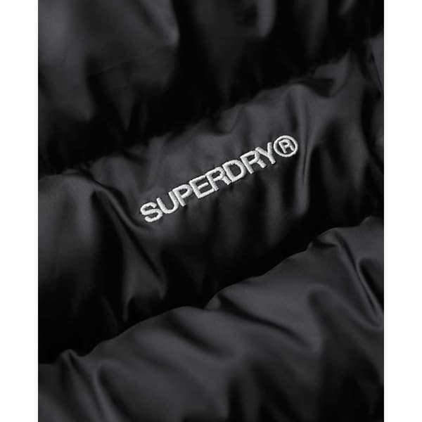 Superdry Fuji Quilt Padded Jacka Svart L Kvinna