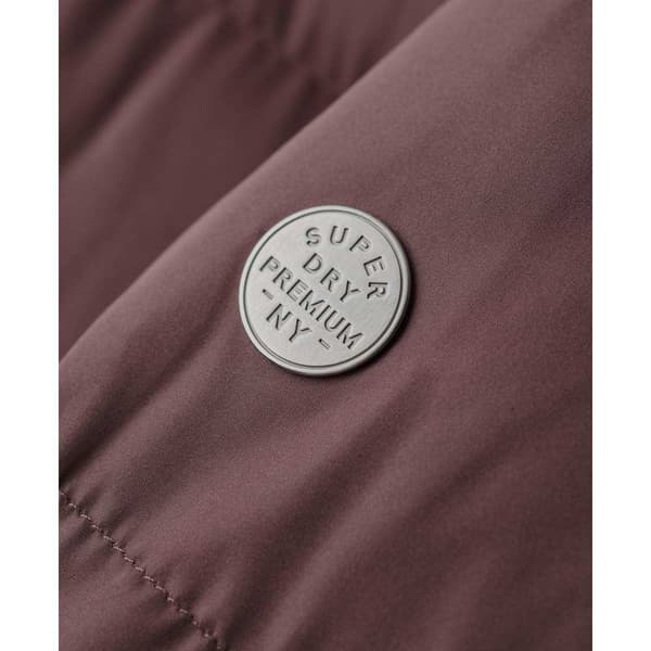 Superdry Maxi Longline Jacka Lila S Kvinna