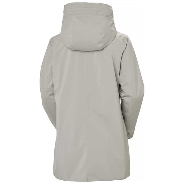 Helly Hansen Victoria Insulated Mid Regnfrakke Grøn,Grå L Kvinde