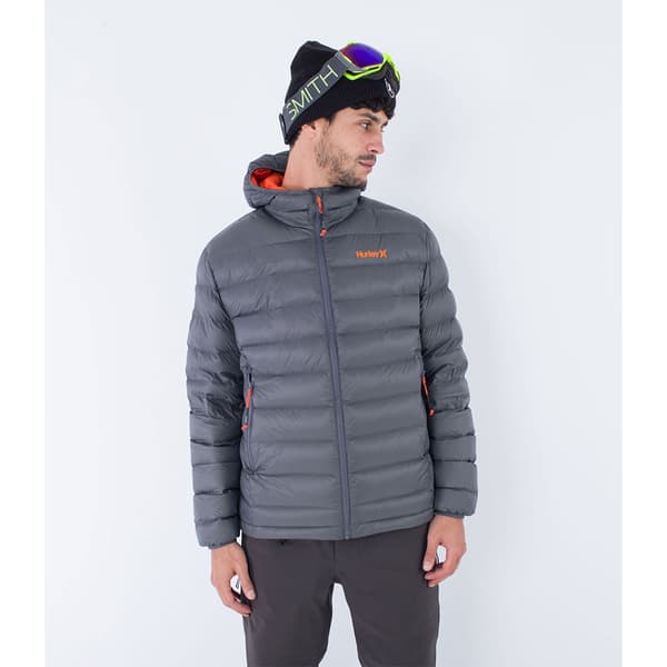 Hurley Cayuga Puffjacka Grå S Man