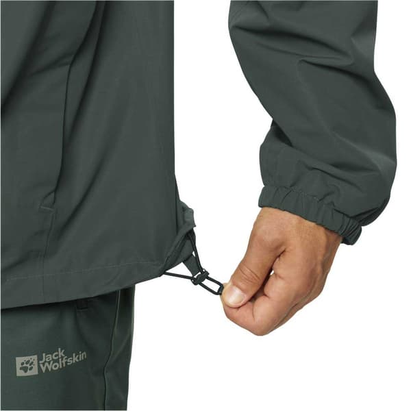Jack Wolfskin Stormy Point 2l Jacka Svart 4XL Man