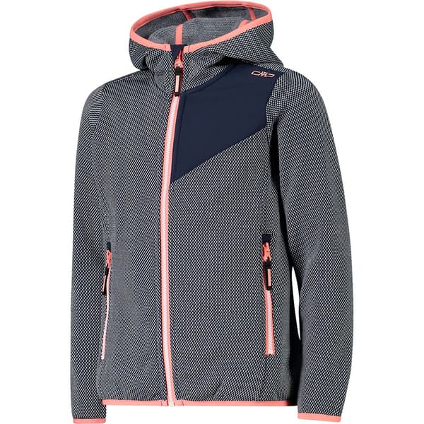 Cmp Fix Hood 32h1285 Fleecejakke Med Hætte Grå 4 Years