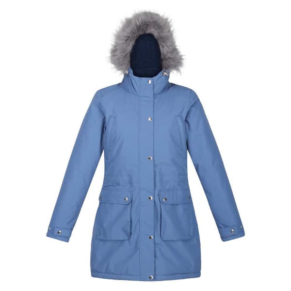 Regatta Voltera Parka Jakke Blå 18 Kvinde