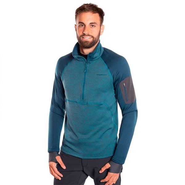 Trangoworld Chiasso Vd Fleece Med Halv Dragkedja Blå 2XL Man