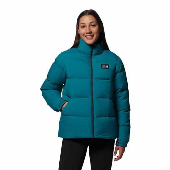 Mountain Hardwear Nevadan Dunjacka Blå L Kvinna