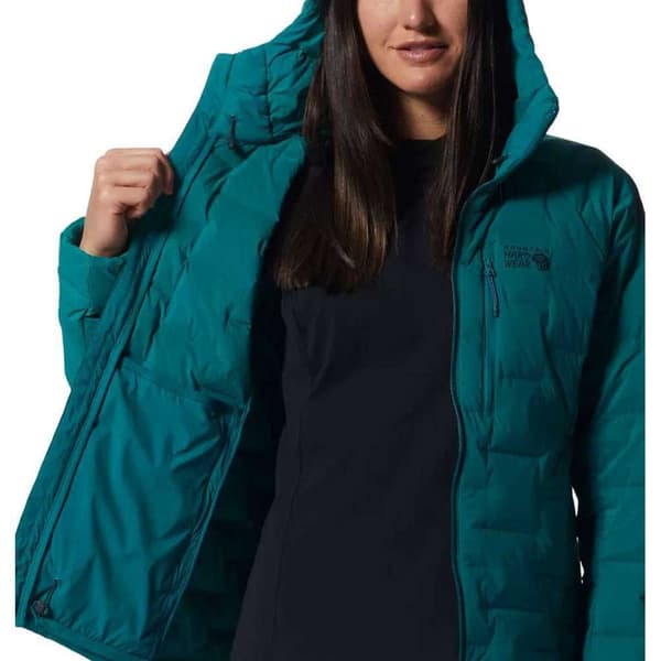 Mountain Hardwear Stretch Dunjakke Blå XS Kvinde