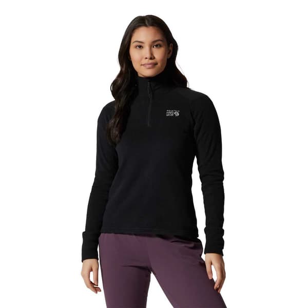 Mountain Hardwear Microchill™ 2.0 Fleece Med Halv Dragkedja Svart XS Kvinna