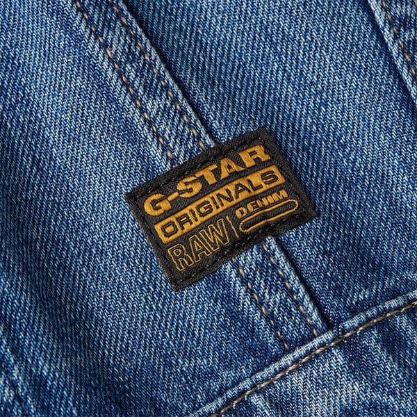 G-star Shrunken Jakke Blå L Kvinde