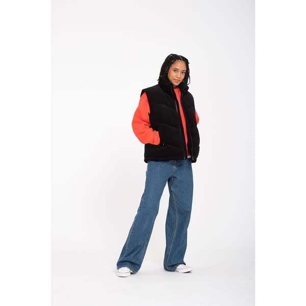 Volcom Cord´n Puff Jacka Svart M Kvinna