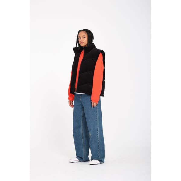 Volcom Cord´n Puff Jacka Svart M Kvinna