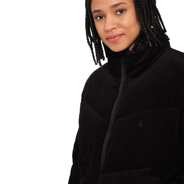 Volcom Cord´n Puff Jacka Svart M Kvinna