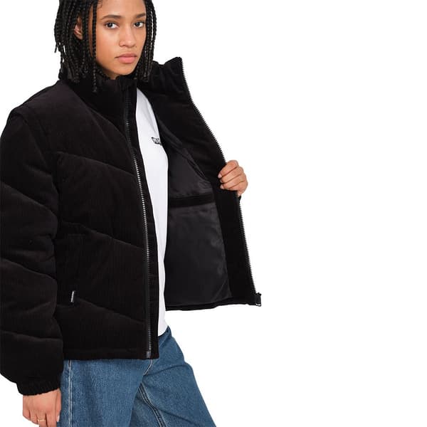 Volcom Cord´n Puff Jacka Svart M Kvinna
