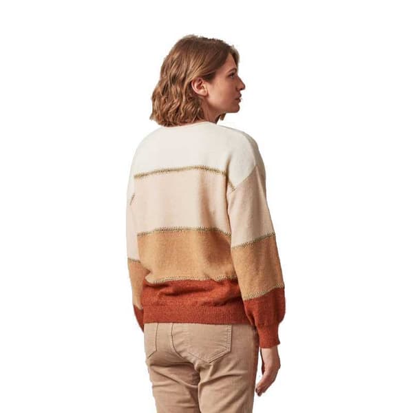 Deeluxe Lodina V-aukkoinen Neulepaita Beige S Nainen