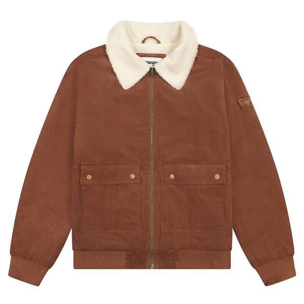 Wrangler Corduroy Aviator Takki Ruskea XL Mies