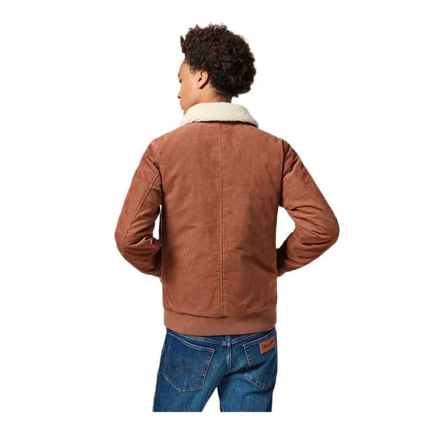 Wrangler Corduroy Aviator Takki Ruskea XL Mies