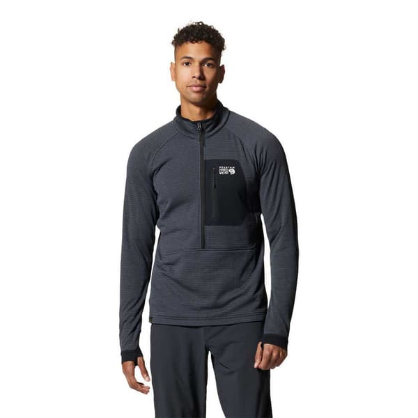 Mountain Hardwear Polartec® Power Grid Puolivetoketjullinen Fleecetakki Sininen XL Mies