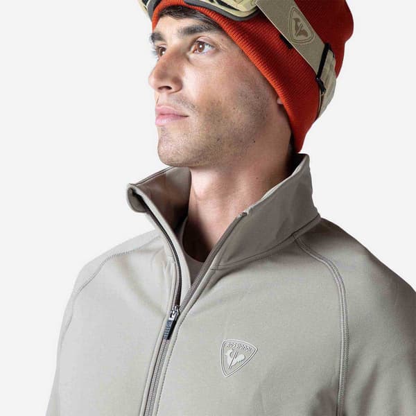 Rossignol Classique Clim Puolivetoketjullinen Fleecetakki Harmaa M Mies