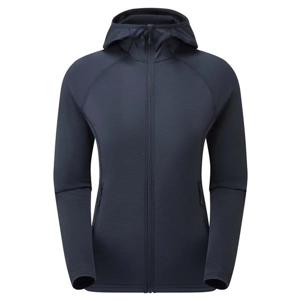 Montane Protium Lite Fleecejacka Med Huva Blå 2XL Kvinna