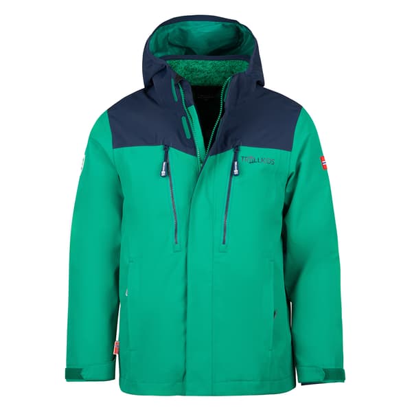 Trollkids Preikestolen Jakke Grøn 176 cm Dreng
