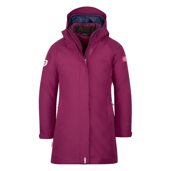 Trollkids Senja Coat Jacka Lila 104 cm Pojke