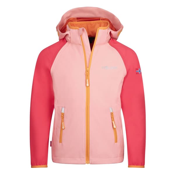 Trollkids Rondane Zip Off Xt Jakke Rosa 176 cm Dreng