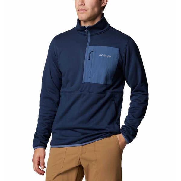 Columbia Hike™ Ii Fleecejakke Med Halv Lynlås Blå XL Mand