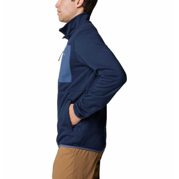 Columbia Hike™ Ii Fleecejakke Med Halv Lynlås Blå XL Mand