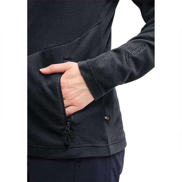 Maier Sports Denise W Vetoketjullinen Fleecetakki Musta S / Regular Nainen