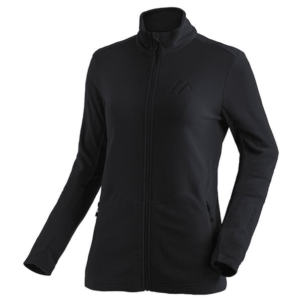 Maier Sports Denise W Vetoketjullinen Fleecetakki Musta S / Regular Nainen