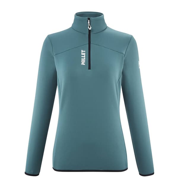 Millet Seneca Fleece Med Halv Dragkedja Blå XS Kvinna