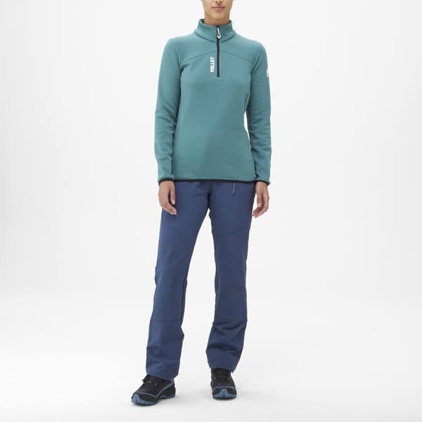 Millet Seneca Fleece Med Halv Dragkedja Blå XS Kvinna
