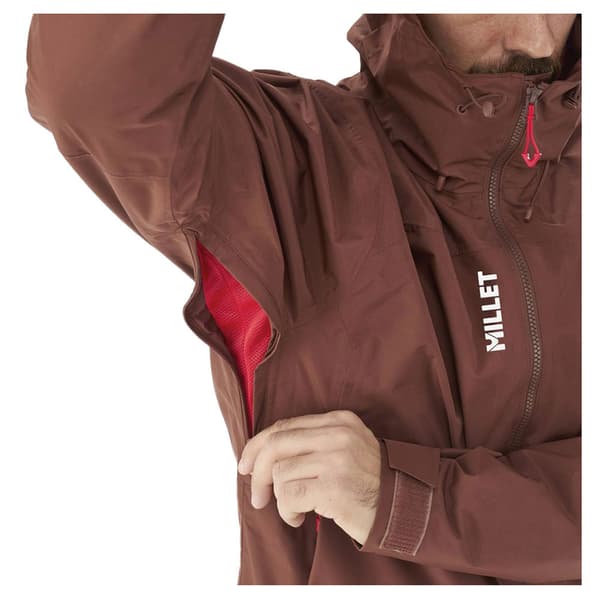 Millet Seneca Goretex 2l Fleece Brun S Mand