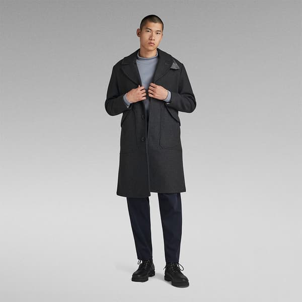 G-star Wool Frakke Grå M Mand