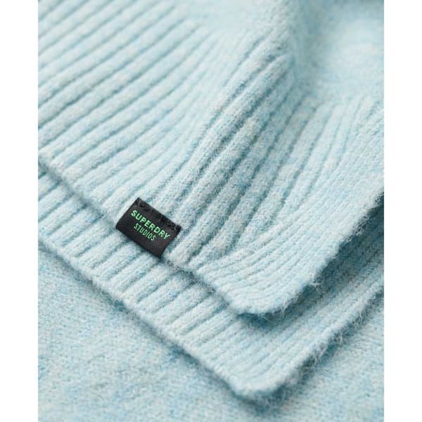 Superdry Oversized Tröja Med V-ringning Blå M Kvinna
