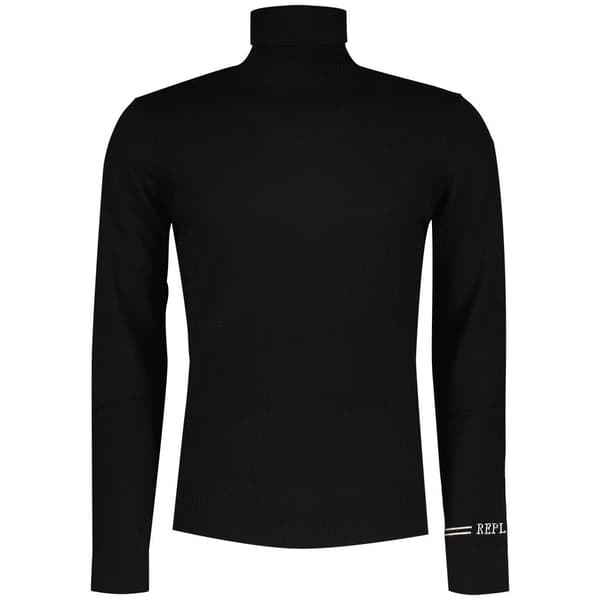 Replay Uk4455.000.g23138 Tröja Med Hög Krage Svart 2XL Man