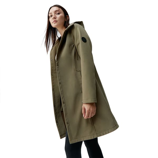 Born Living Yoga Trench Kappa Grönt XL Kvinna