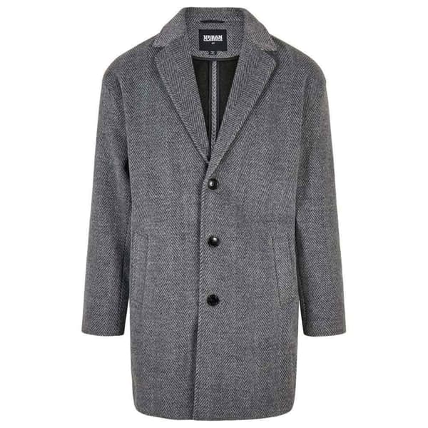 Urban Classics Classic Herringbone Frakke Grå XL Mand