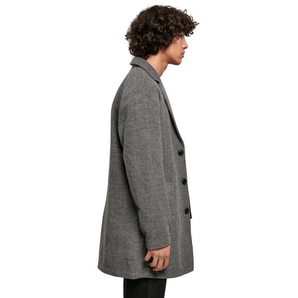 Urban Classics Classic Herringbone Frakke Grå XL Mand
