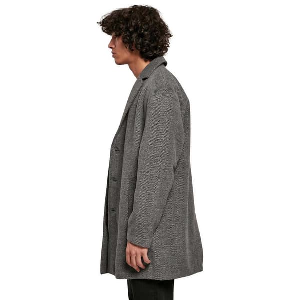 Urban Classics Classic Herringbone Frakke Grå XL Mand