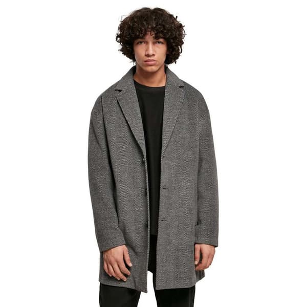 Urban Classics Classic Herringbone Frakke Grå XL Mand
