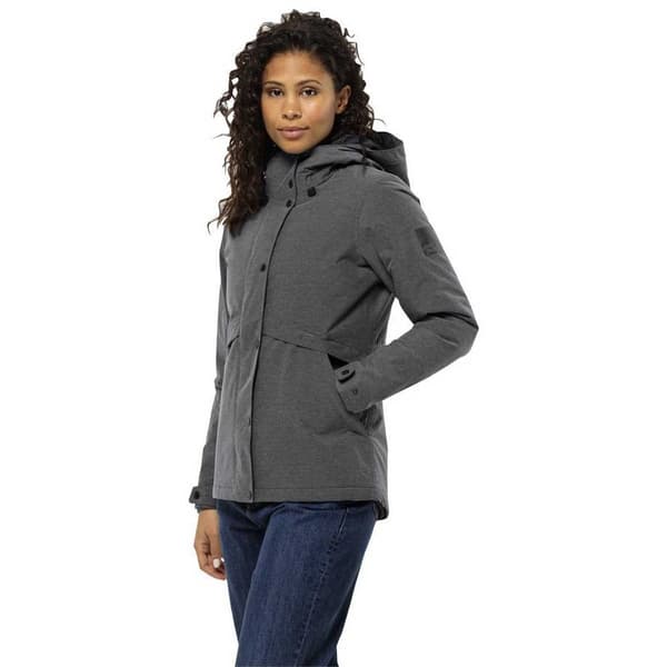 Jack Wolfskin Snowy Park Jacka Grå 2XL Kvinna