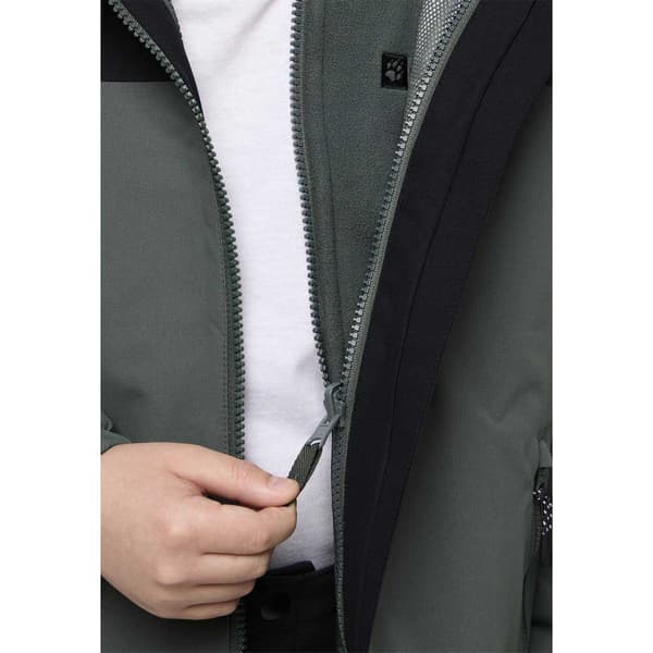 Jack Wolfskin Snowcurl 3in1 Jacka Grönt 92 cm Pojke